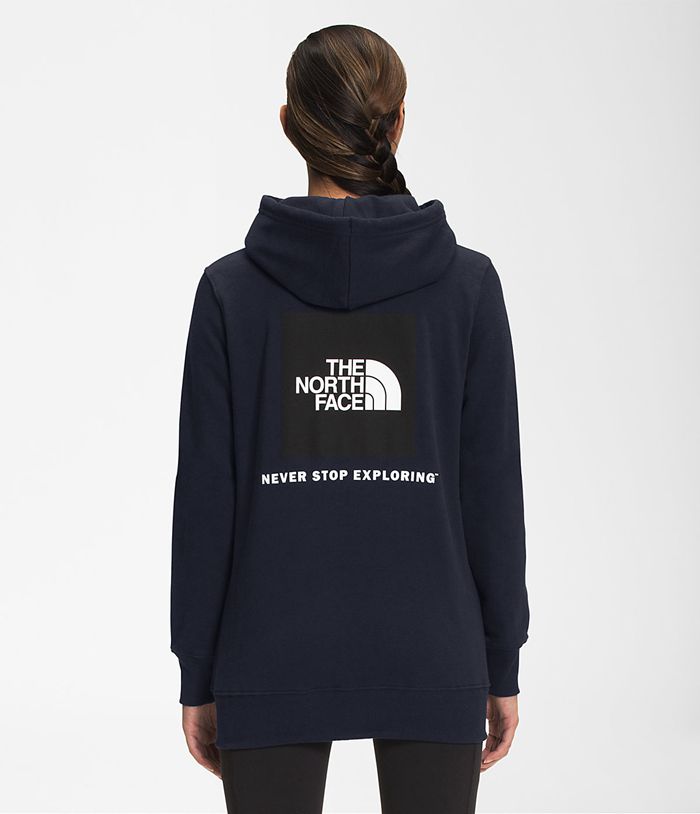 The North Face Hoodie Dames Box Nse Pullover TOAK75860 - Donkerblauw